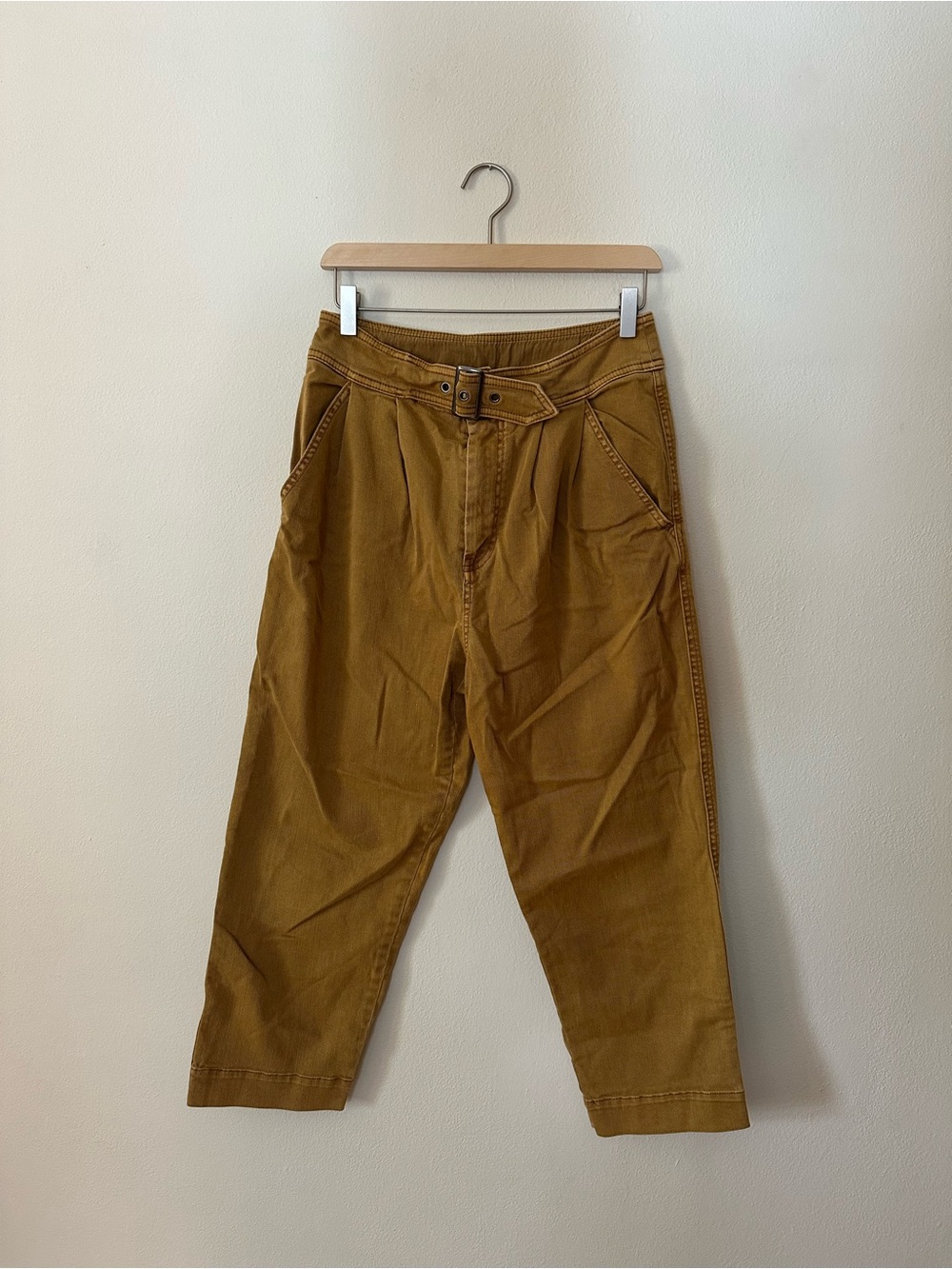 Free People belted trousers
